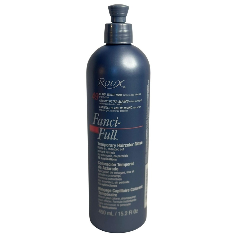 NEW Roux Fanci-Full Temporary Haircolor Rinse 49 Ultra White Minx 15.2Oz Styling
